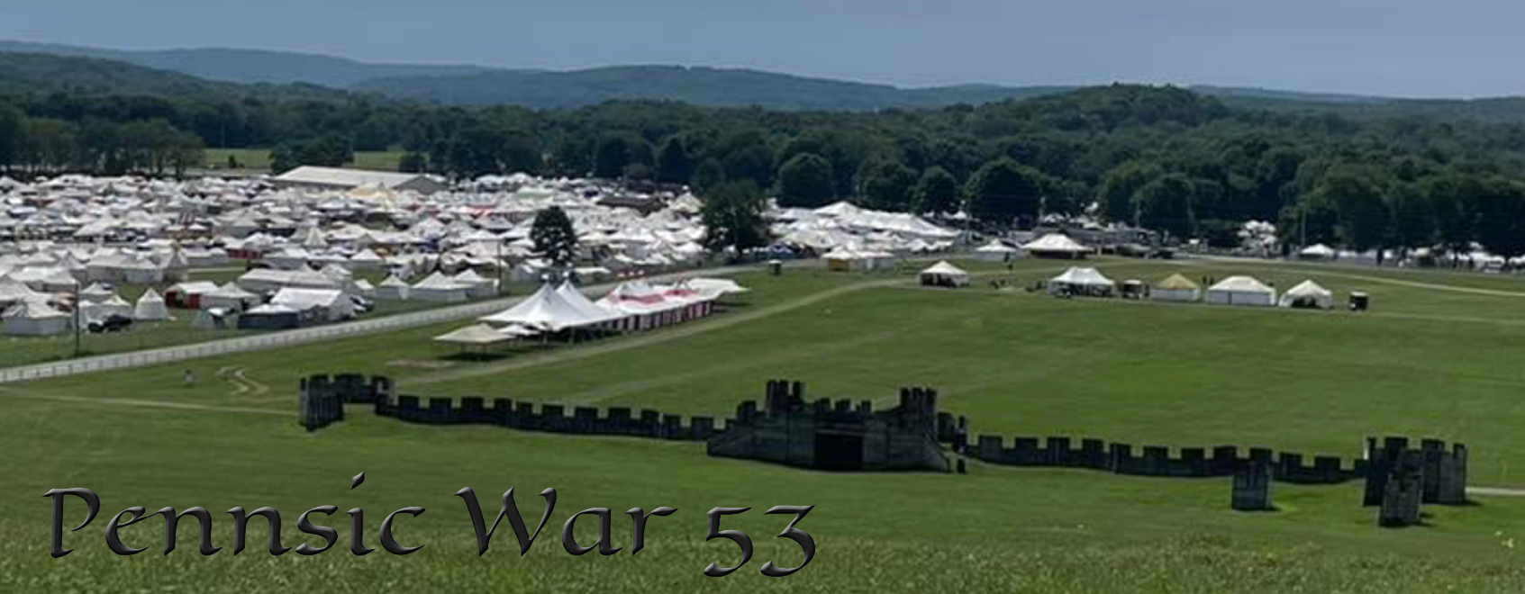 Pennsic War 53 view from the fort