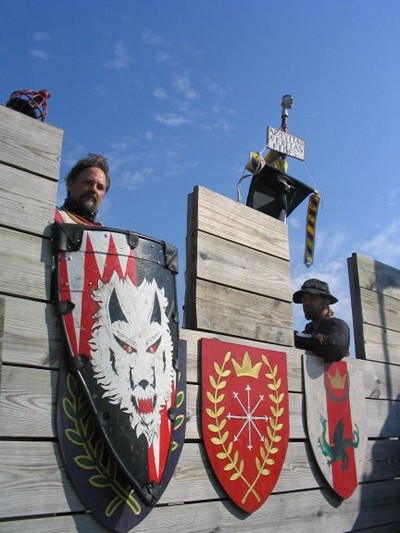 Ironwolf at Pennsic fort